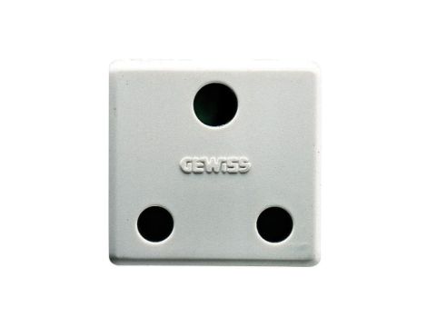 Gniazdo 2P+T 16A standard brytyjskiz przesłoną białe GW20209 GW20209 /opak. 30/