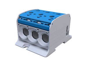 Złączka szynowa gwintowa Al/Cu STB 95-3 (87560) SIMBLOCK niebieski 81103003