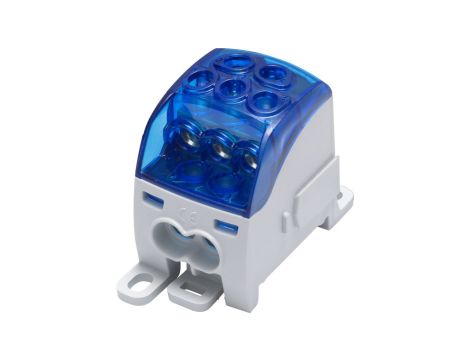 Blok rozdzielczy - uniwersalny Al/Cu SUB 210 (82050) SIMBLOCK niebieski 81654003