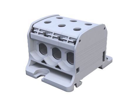 Złączka szynowa gwintowa Al/Cu STB 50-3 (87360) SIMBLOCK szary 81003002