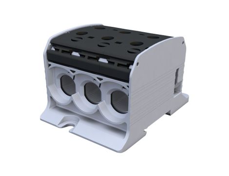 Złączka szynowa gwintowa Al/Cu STB 95-3 (87560) SIMBLOCK czarny 81103007