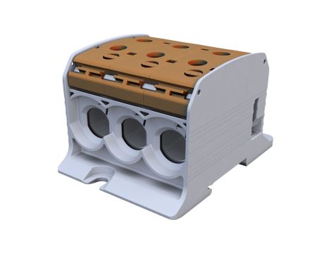 Złączka szynowa gwintowa Al/Cu STB 95-3 (87560) SIMBLOCK brązowy 81103015