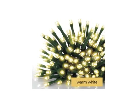 Lampki choinkowe Classic 50 LED 2,5m ciepła biel, zielony przewód, IP20