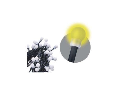 Lampki choinkowe kulki XMAS ZYK 6W 100LED 5m IP20 ciepły biały D5GW02