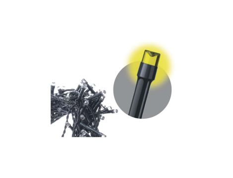 Lampki choinkowe Classic 100 LED 5m ciepła biel, zielony przewód, IP20