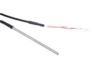 Termopara typ PT 100, -50C do +250C 100mm kabel 2m, Stal nierdzewna
