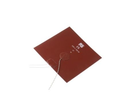 Silicone Heater Mat 100 W 240 V AC 150 x 150 (square)mm