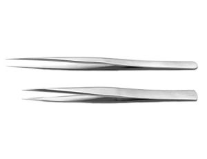 Zestaw pęset, materiał: Stal nierdzewna, RS PRO