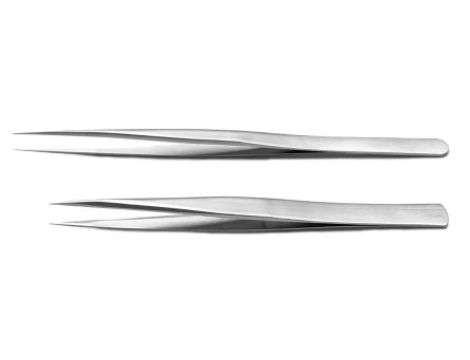 Zestaw pęset, materiał: Stal nierdzewna, RS PRO