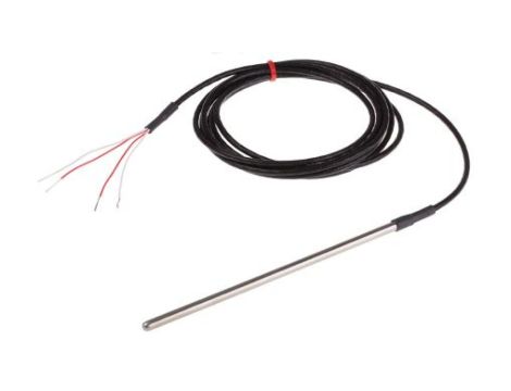 Termopara typ PT 100, -50C do +250C 150mm kabel 2m, Stal nierdzewna