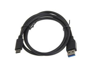 Kabel USB, dł. 1m, kolor: Czarny