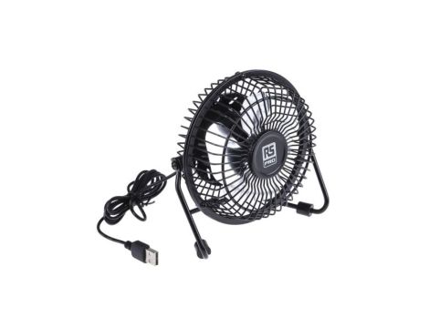 USB Desk fan Metal guard black