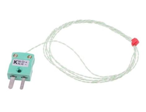 Termopara typ K do +250C 1m kabel 1m IEC