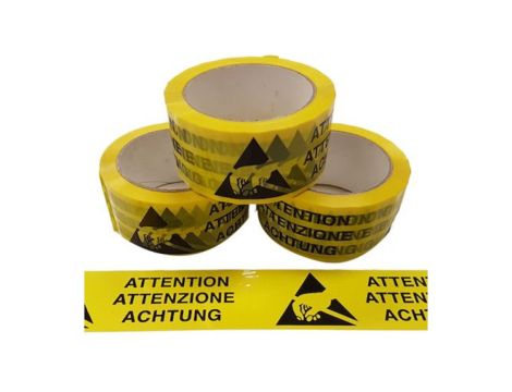 Tak Taśma antystatyczna Nie, 50mm x 66m Tak Nie, RS PRO Nie Attention Opakowanie