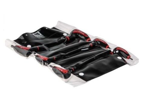 Zestaw kluczy imbusowych, 2,5 mm3 mm 4 mm 5 mm 6 mm 8 mm Jednostki metryczne, 6 szt. 2.5mm Sześciokątne, typu Typu