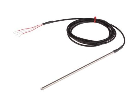 Termopara typ PT 100, -50C do +250C 200mm kabel 2m, Stal nierdzewna