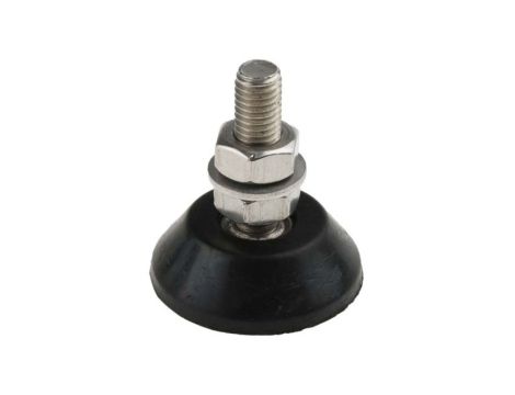 Mocowanie antywibracyjne, M10, Ø 46mm, H 15mm, 25-200, materiał: Guma naturalna 55 Shore A, RS PRO