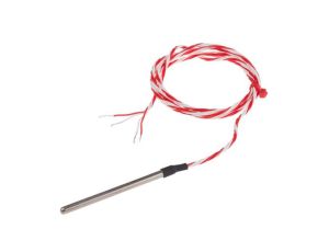 Termopara typ PT 100, -50C do +200C 65mm kabel 1m, Stal nierdzewna