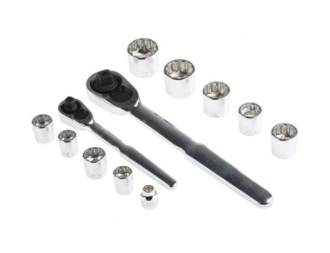 Zestaw nasadek 35 Piece 1/4 cala, 3/8 cala Kwadratowy Drive RS PRO