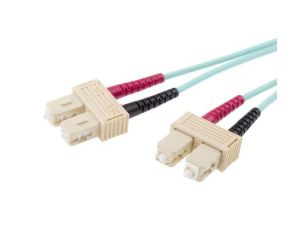 Kabel światłowodowy, średnica: 900m, OM4 Wielomodowy, Niebieski, SC/SC