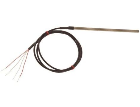 Termopara typ PT 100, -50C do +250C 25mm kabel 2m, Stal nierdzewna