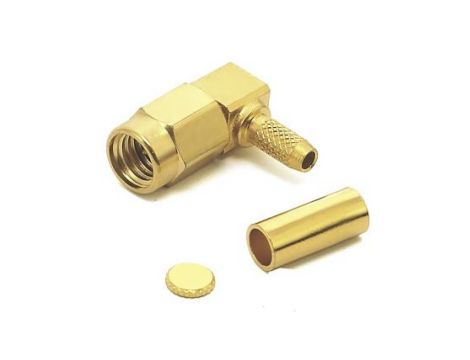 Złącze koncentryczne, 50, 6GHz, Męski, Połączenie zagniatane, Montaż na kablu +165C -65C