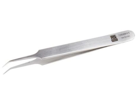 Pęseta, dł. 110, antymagnetyczna, materiał: Stal nierdzewna, RS PRO