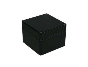 Puszka elektroinstalacyjna, 122 x 120 x 90mm, IP66, kolor Czarny, materiał GRP, RS PRO