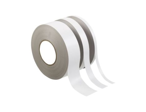 Dwustronna taśma papierowa Nietkane, 25mm x 50m, kolor: Biały, RS PRO