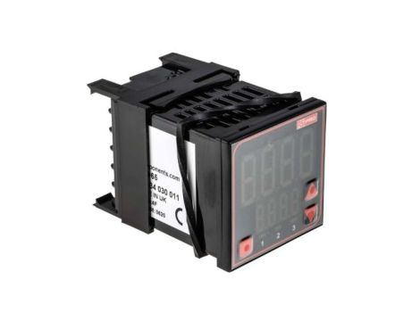 Regulator temperatury PID panelowy 2-wyjściowy, Uz 110→ 240 V AC, +100→ +1824 (termopara typu B) C,