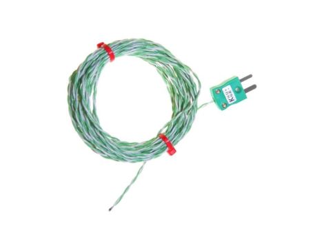Termopara typ K do +250C kabel 3m, Teflon PFA EN 60584-3:2008, IEC 584-3