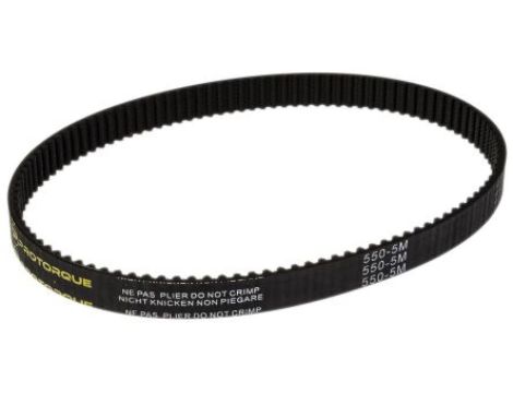 Pas zębaty x 15mm, 550mm, RS PRO