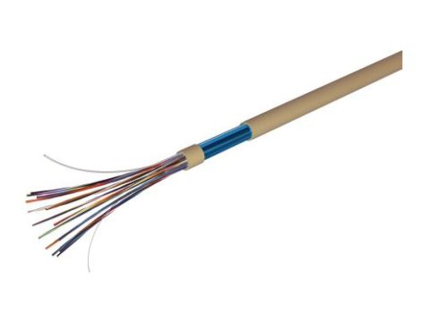 Kabel telefoniczny, 100m, 8-parowy, ekranowany, Brązowy 1 kV DC, RS PRO, Odporność na ogień 16