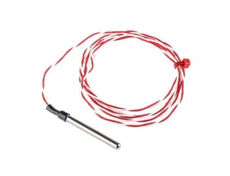 Termopara typ PT 1000, -50C do +200C 40mm kabel 1m, Stal nierdzewna