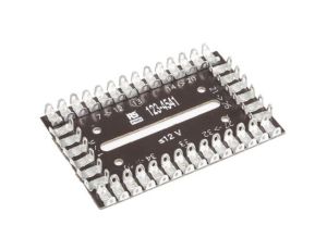 Płytka z łączówkami lutowniczymi, 40-pinowy, raster 6mm, 4-rzędowy, 12 V