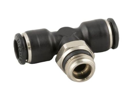 Adapter gwintowany teowy typu gwint – rura, 20 barów