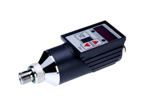 Czujnik ciśnienia śr: 38mm dł: 122mm 0-600bar 12-32V DC G1/4 cala 2xPNP NC/NO złącze wtykowe M12 4-pin IP65 DW353117