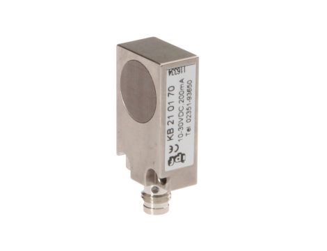 Czujnik pojemnościowy 43x12x20mm zabudowany Sn: 5mm 10-30V DC PNP NO złącze M8 IP65 KB210170