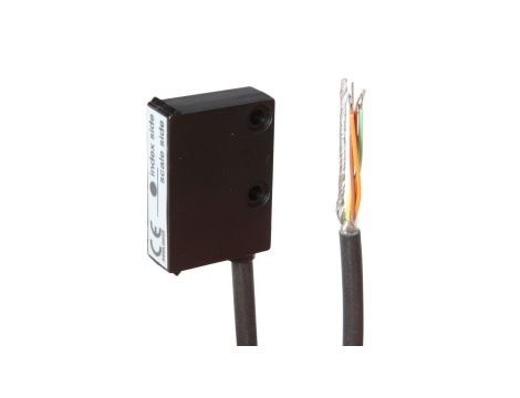 Czujnik pomiaru liniowego magnetyczny 37x25x10mm względny Sn: 0,4-2mm poziom TTL przewód 6-pinowy 2m PUR MW110405