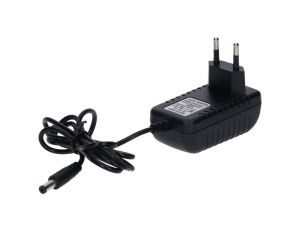 Zasilacz led gniazdkowy 12V 12W 5.5/2.1 czarny