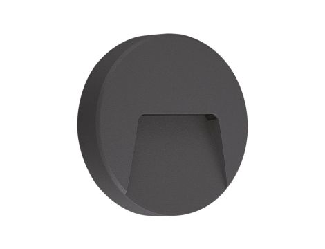 Oprawa LED elewacyjna ASTON 3W barwa naturalna 4000K IP65 typ 1 koło LOE031