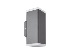 Oprawa LED elewacyjna KRONA 12W barwa naturalna 4000K IP65 dwukierunkowa kwadrat LIL122