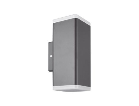 Oprawa LED elewacyjna KRONA 12W barwa naturalna 4000K IP65 dwukierunkowa kwadrat LIL122