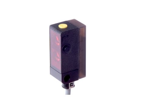 Czujnik optyczny odbiciowy 27x14x12mm Sn: 20-120mm 10-30V DC PNP NO złącze kablowe M8 3pin 0,2m PVC IP65 OT140170