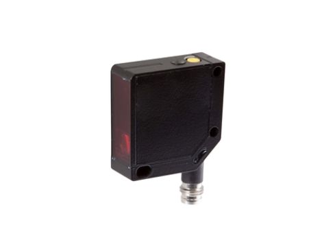 Czujnik optyczny odbiciowy 35x35x12mm Sn: 15-300 10-30V DC PNP Antykoincydencja złącze M8 4pin IP67 OT160470