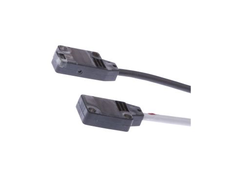 Czujnik optyczny bariera świetlna 4,5x10x14mm Sn: 0,15m 12-24V DC PNP kabel 2m PVC IP67 OYQ40100