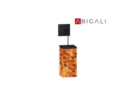 Abigali Kinkiet 6617 Marble Stone 606R 7W 3000K 8 x 8 x 20 cm, ABIGALI-MWLS-6617-606R