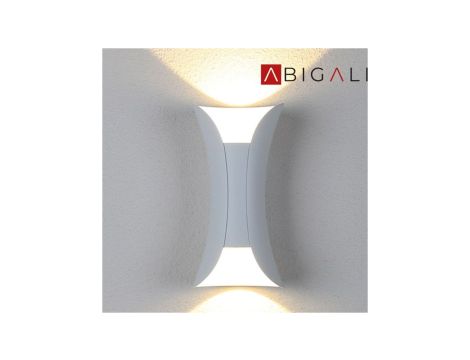 Abigali Kinkiet White IP65 2x5W barwa biała ciepła, ABIGALI-KMW2X5WW