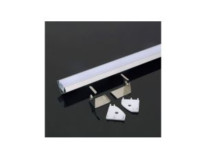 Profil kątowy aluminiowy Biały do taśm LED12mm 2000x19x19mm 3364