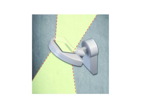 lampa led do oświetlania elewacji biała